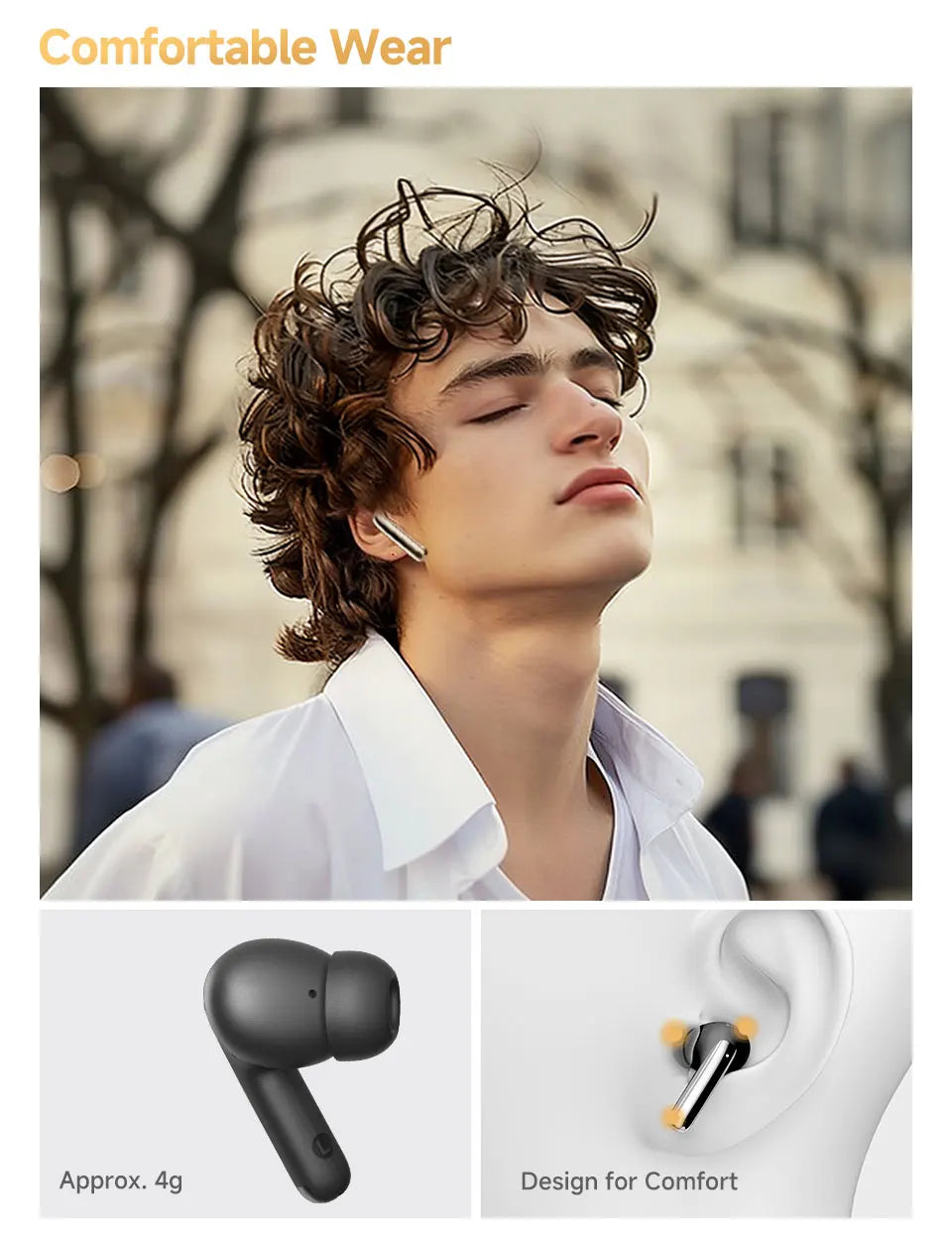 QCY MeloBuds Pro ANC Bluetooth 5.3 Earphones