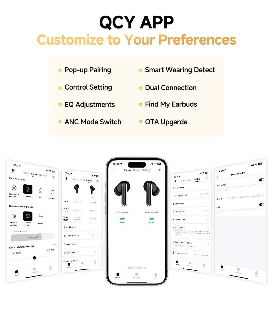 QCY MeloBuds Pro ANC Bluetooth 5.3 Earphones