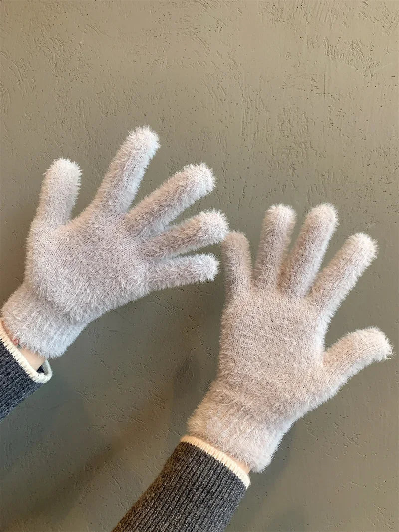 Plush Warm Frost-resistant Gloves