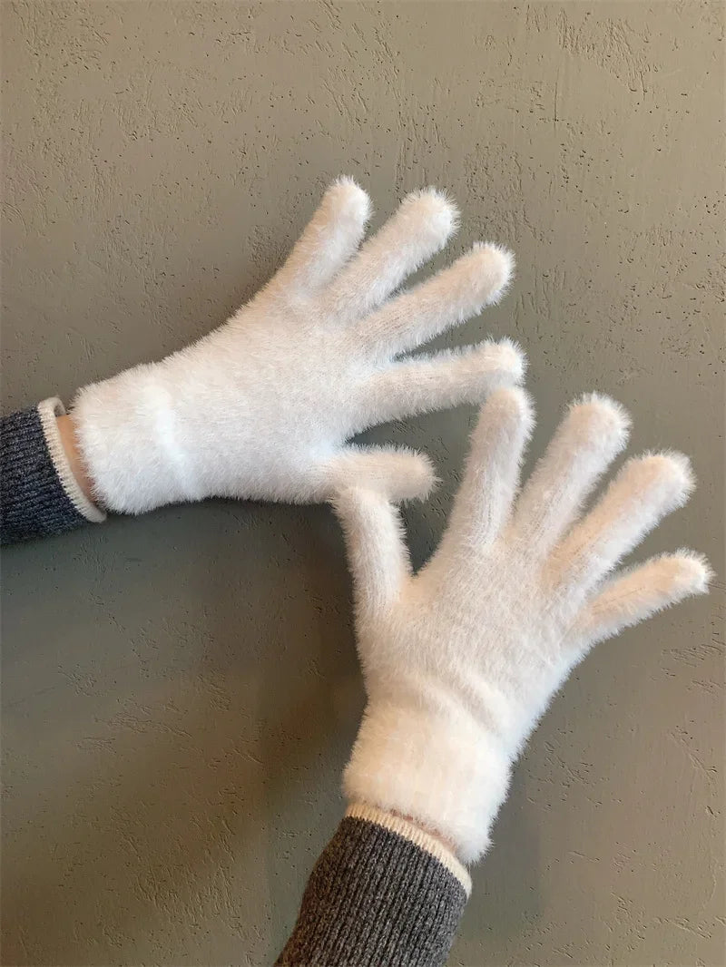 Plush Warm Frost-resistant Gloves