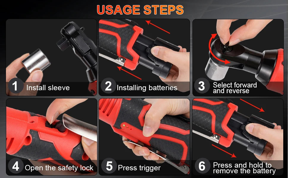 Electric Impact Wrench 16.8V 3/8"