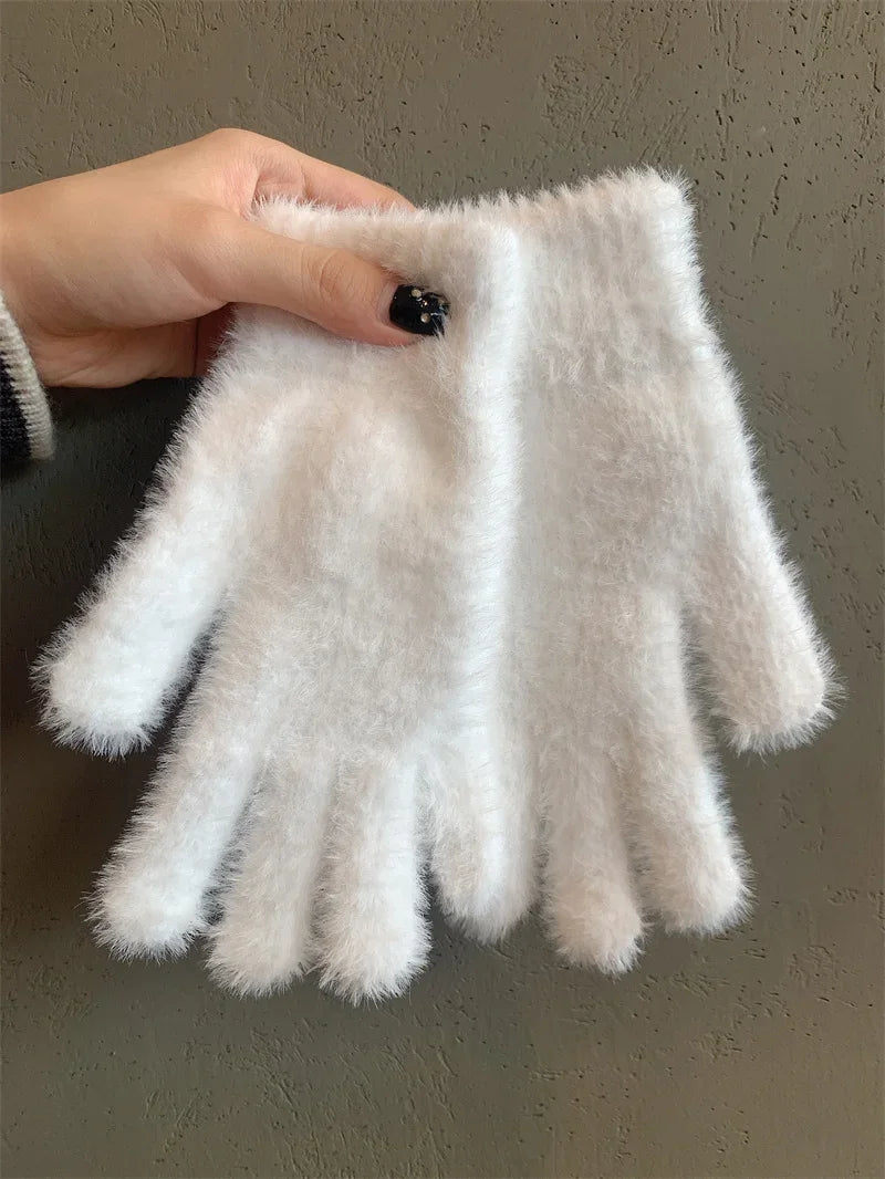 Plush Warm Frost-resistant Gloves