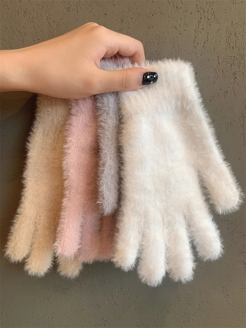 Plush Warm Frost-resistant Gloves