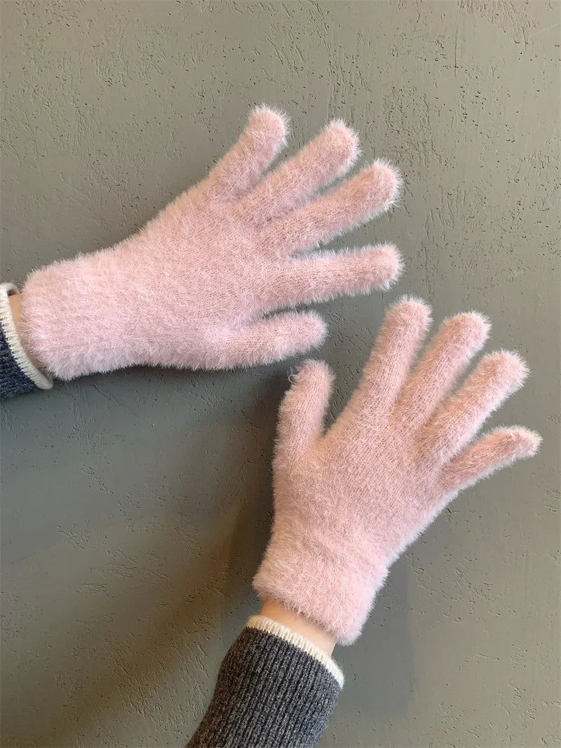 Plush Warm Frost-resistant Gloves