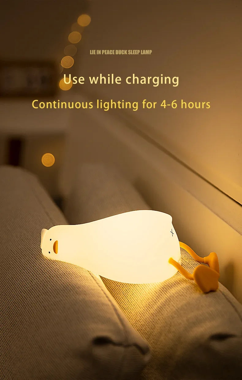 Lying Flat Duck Sleep Lamp