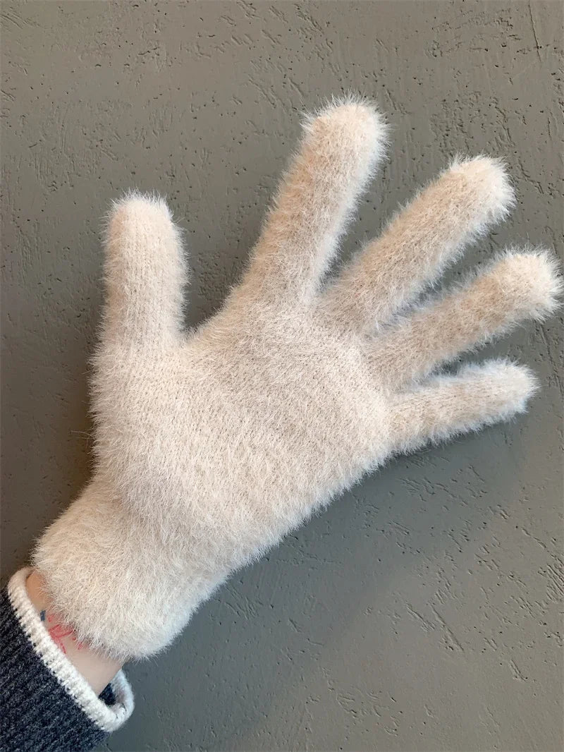 Plush Warm Frost-resistant Gloves