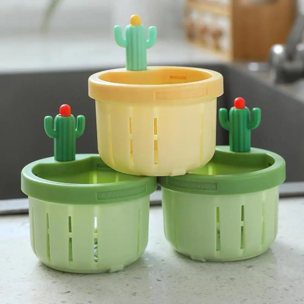 Cute cactus kitchen sink drain filter