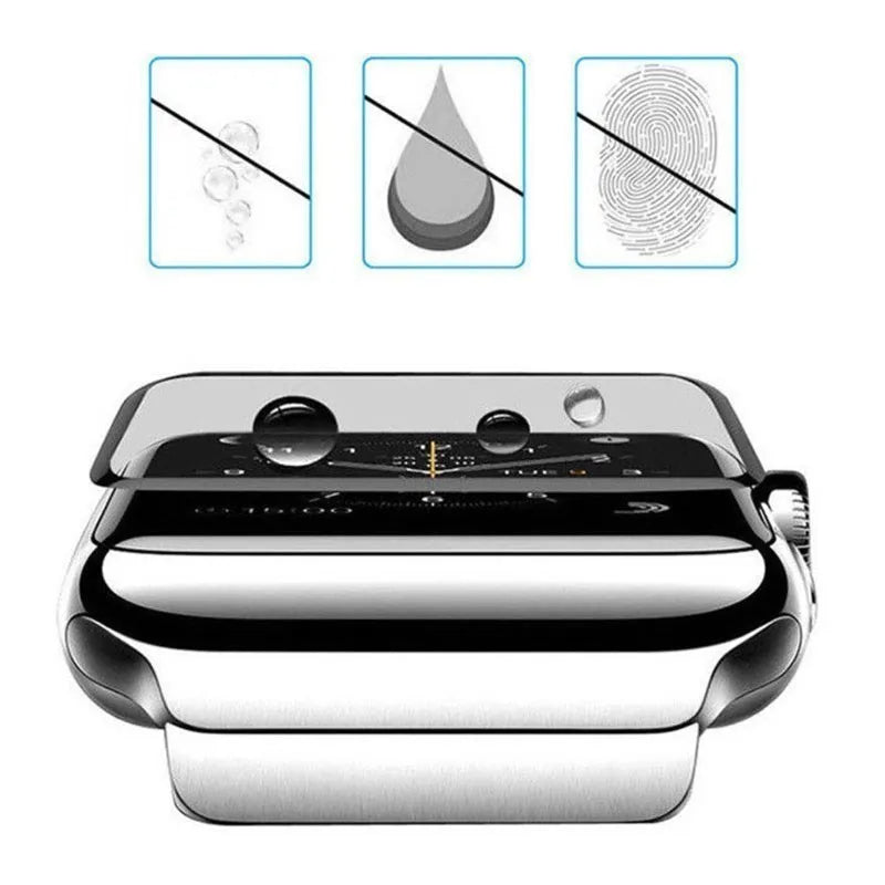 Screen Protector Film for Apple Watch Series 9-8-7-6 5 4 Se ultra-2 49mm 41mm 45mm 40mm 44mm 3D (Not Tempered Glass)