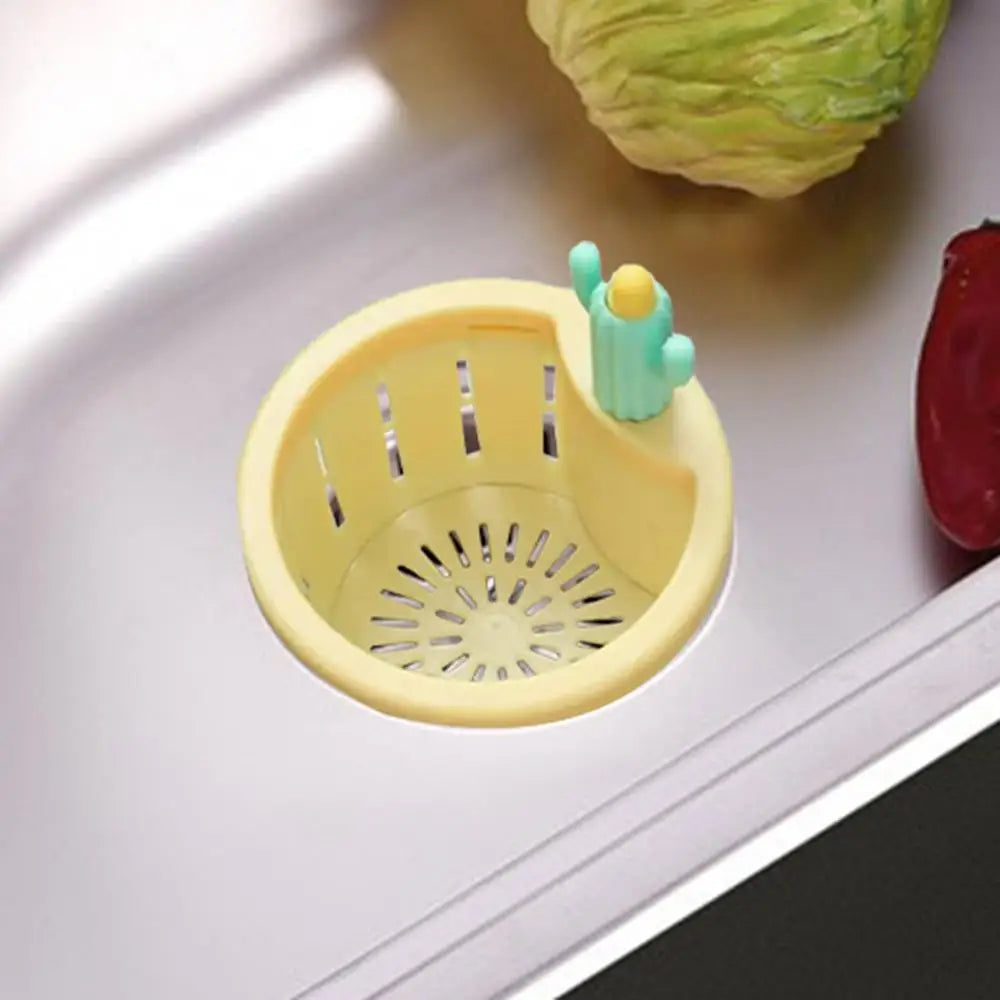 Cute cactus kitchen sink drain filter