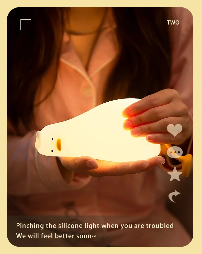 Lying Flat Duck Sleep Lamp