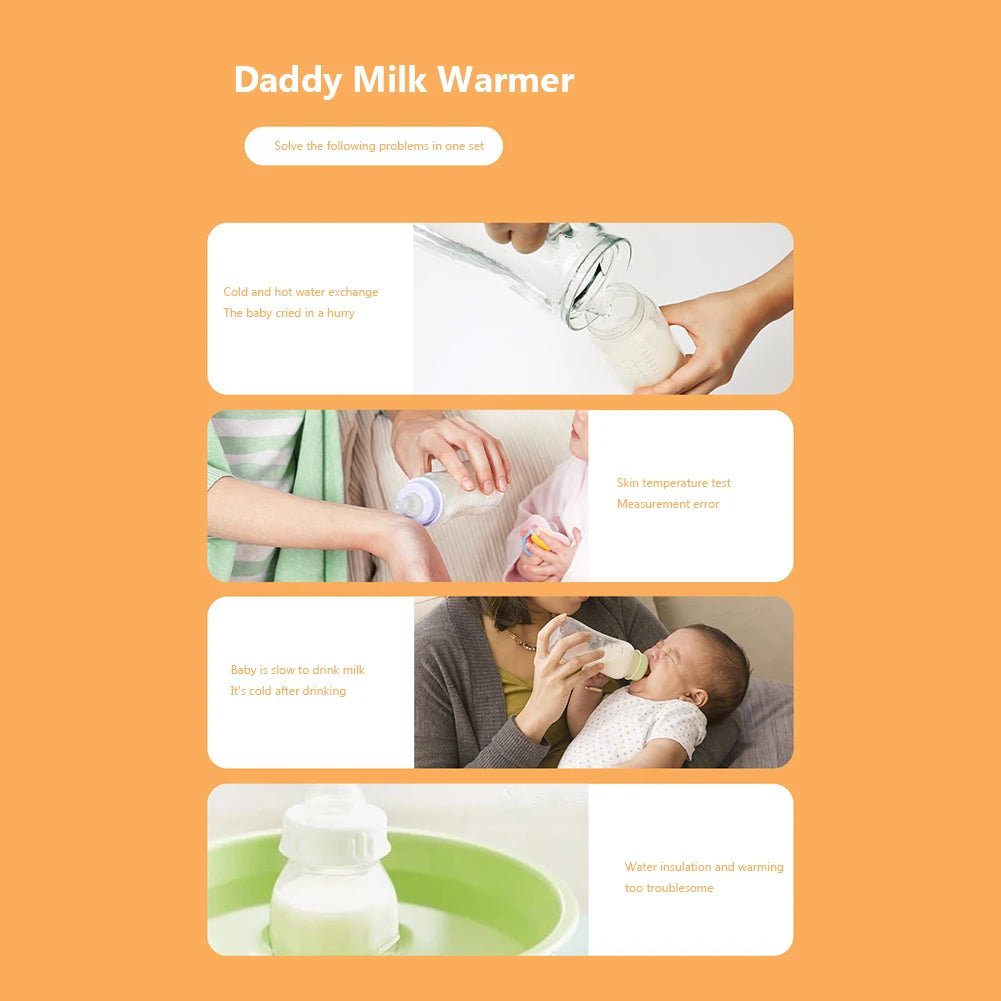 USB Baby Nursing Bottle Heater Safe Milk Bottle Insulation Sleeve Portable Multipurpose On The Go Outdoor Winter for Home Travel