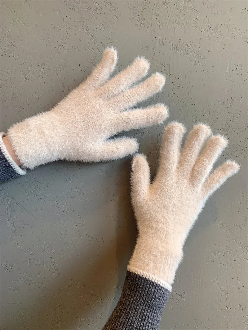 Plush Warm Frost-resistant Gloves