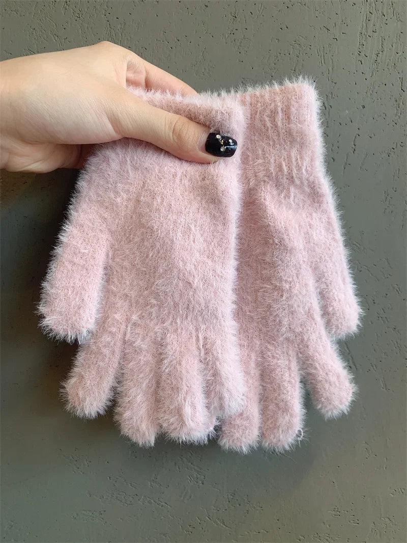 Plush Warm Frost-resistant Gloves