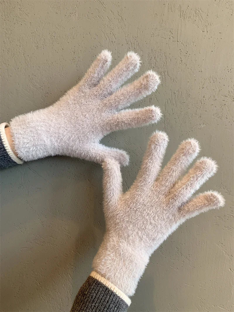 Plush Warm Frost-resistant Gloves