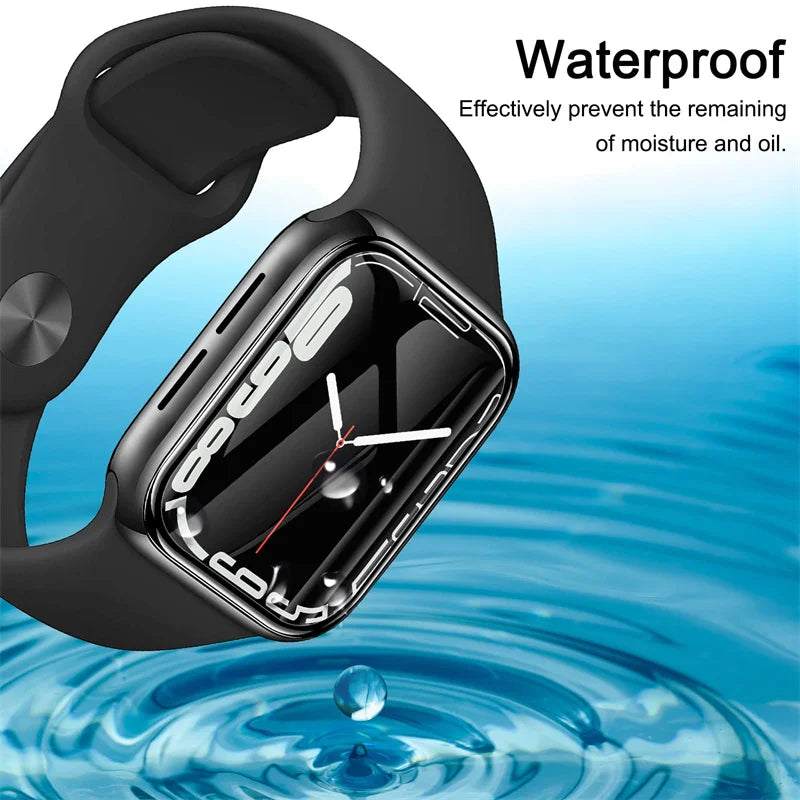 Screen Protector Film for Apple Watch Series 9-8-7-6 5 4 Se ultra-2 49mm 41mm 45mm 40mm 44mm 3D (Not Tempered Glass)