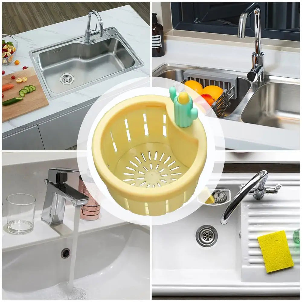 Cute cactus kitchen sink drain filter