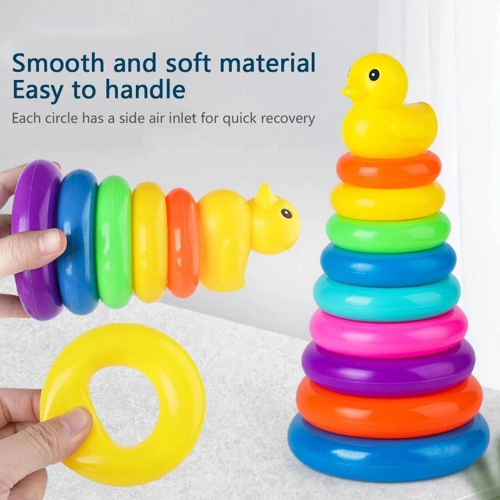 Educational tower puzzle toy for children