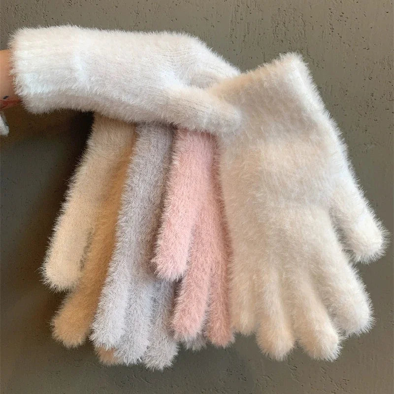 Plush Warm Frost-resistant Gloves