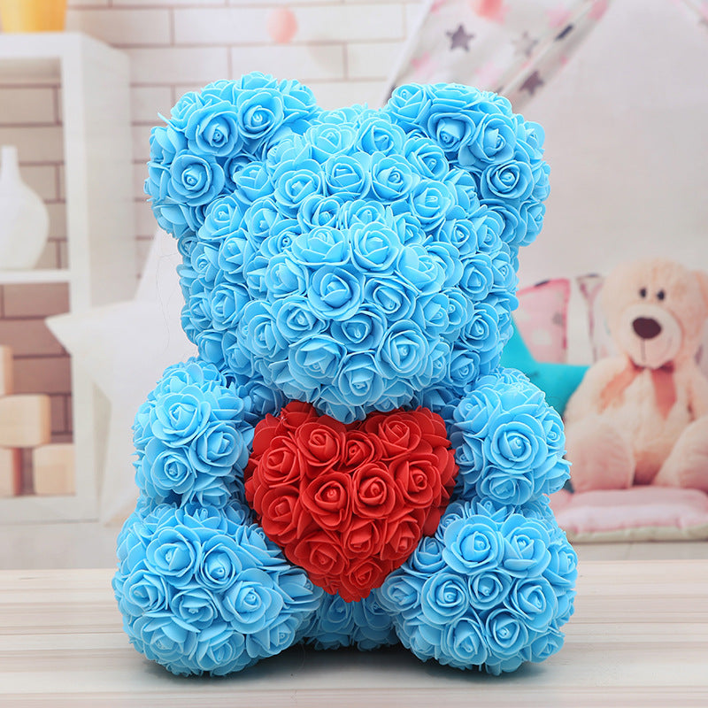 A bear for Valentine's Day, for New Year, for Christmas, a gift from roses for a dear person