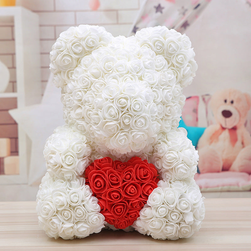 A bear for Valentine's Day, for New Year, for Christmas, a gift from roses for a dear person