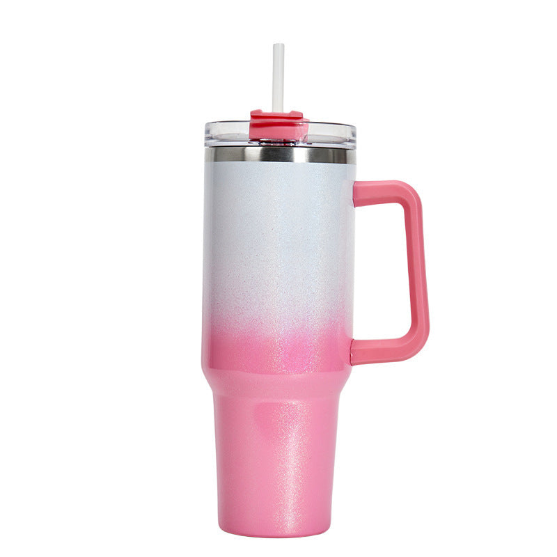 Double Layer Large Capacity Stainless Steel Vacuum Insulation Mug, Cup