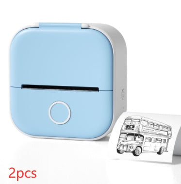 Portable Mini Thermal Label Printer Home Photo Printer Student Wrong Question Printer Bluetooth Compatible Mini Label Printer Price Tag