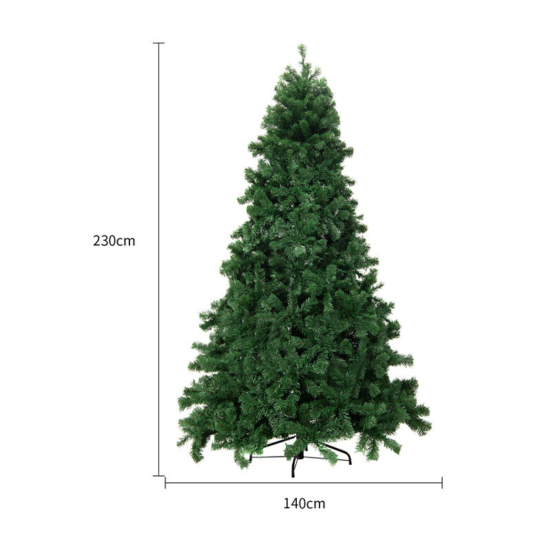 PVC Christmas Tree with Artificial Snow Decoration for Home, Mall