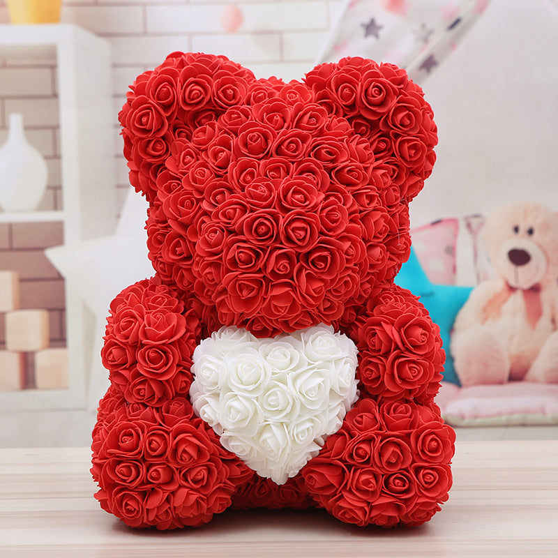 A bear for Valentine's Day, for New Year, for Christmas, a gift from roses for a dear person