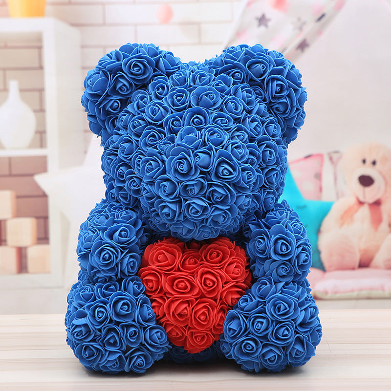 A bear for Valentine's Day, for New Year, for Christmas, a gift from roses for a dear person