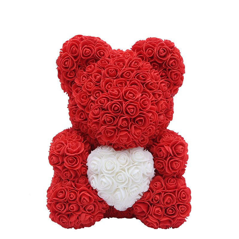 A bear for Valentine's Day, for New Year, for Christmas, a gift from roses for a dear person