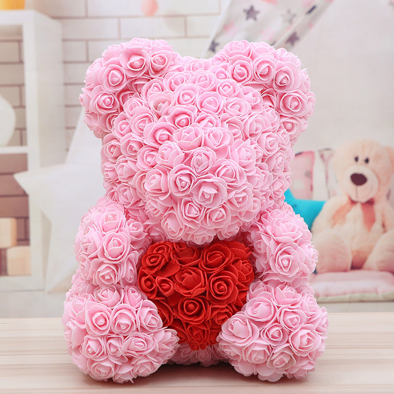 A bear for Valentine's Day, for New Year, for Christmas, a gift from roses for a dear person