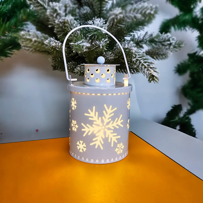 Christmas candles, LED small lanterns, wind lanterns, electronic candles, creative holiday decorations